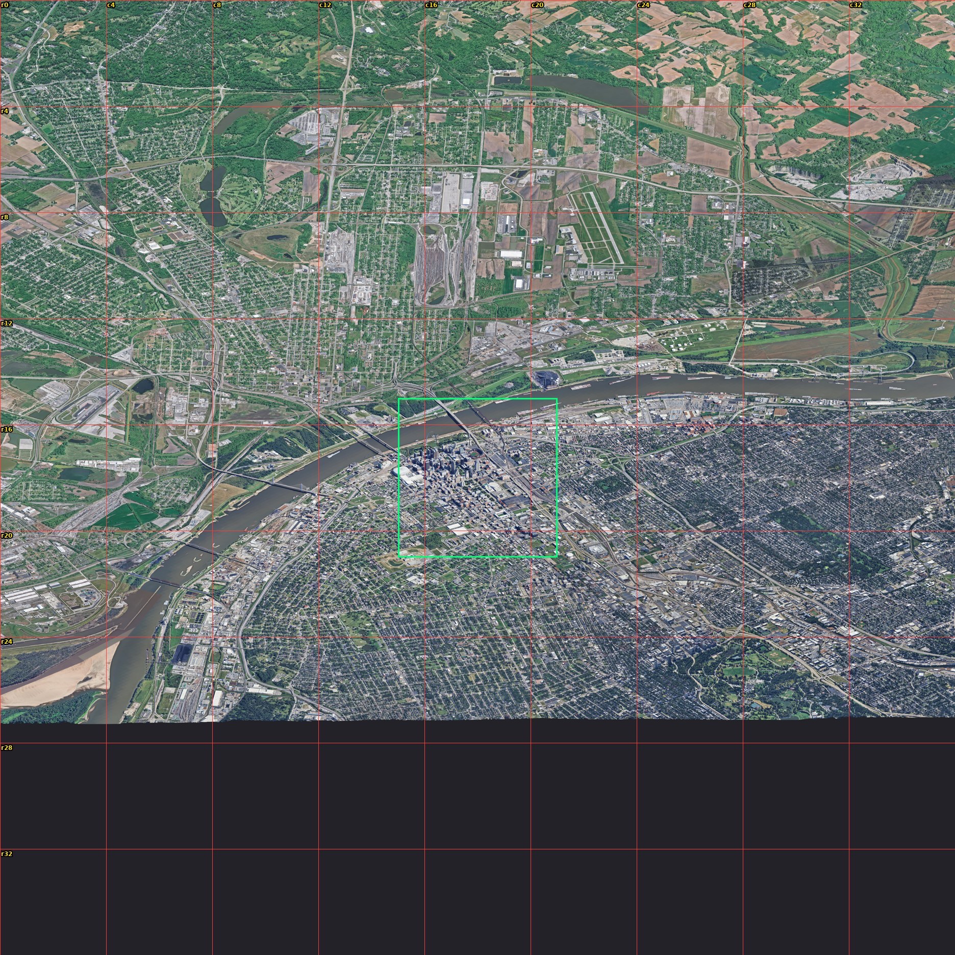 The whole captured metro before stylizing